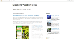 Desktop Screenshot of our-blog.excellent-vacation-ideas.com