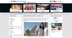 Desktop Screenshot of excellent-vacation-ideas.com